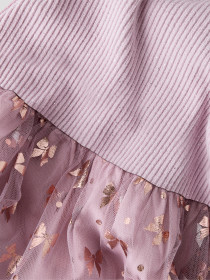 NAME IT Langærmet Kjole Rosally Keepsake Lilac
